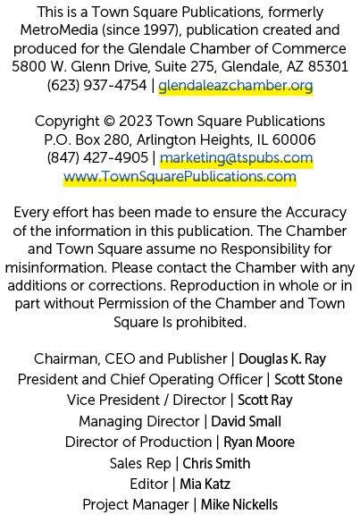 This is a Town Square Publications, formerly MetroMedia (since 1997), publication created and produced for the Glenda...