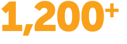 1,200+