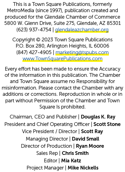 This is a Town Square Publications, formerly MetroMedia (since 1997), publication created and produced for the Glenda...