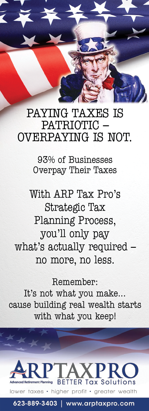A poster with a patriotic theme and a quote about paying taxes. AI generated content