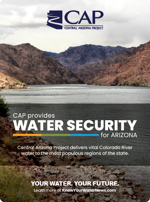 A poster advertising water security in Arizona. AI generated content