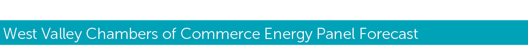 West Valley Chambers of Commerce Energy Panel Forecast 