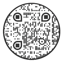 A black and white image of a circle with a barcode. Description generated by AI