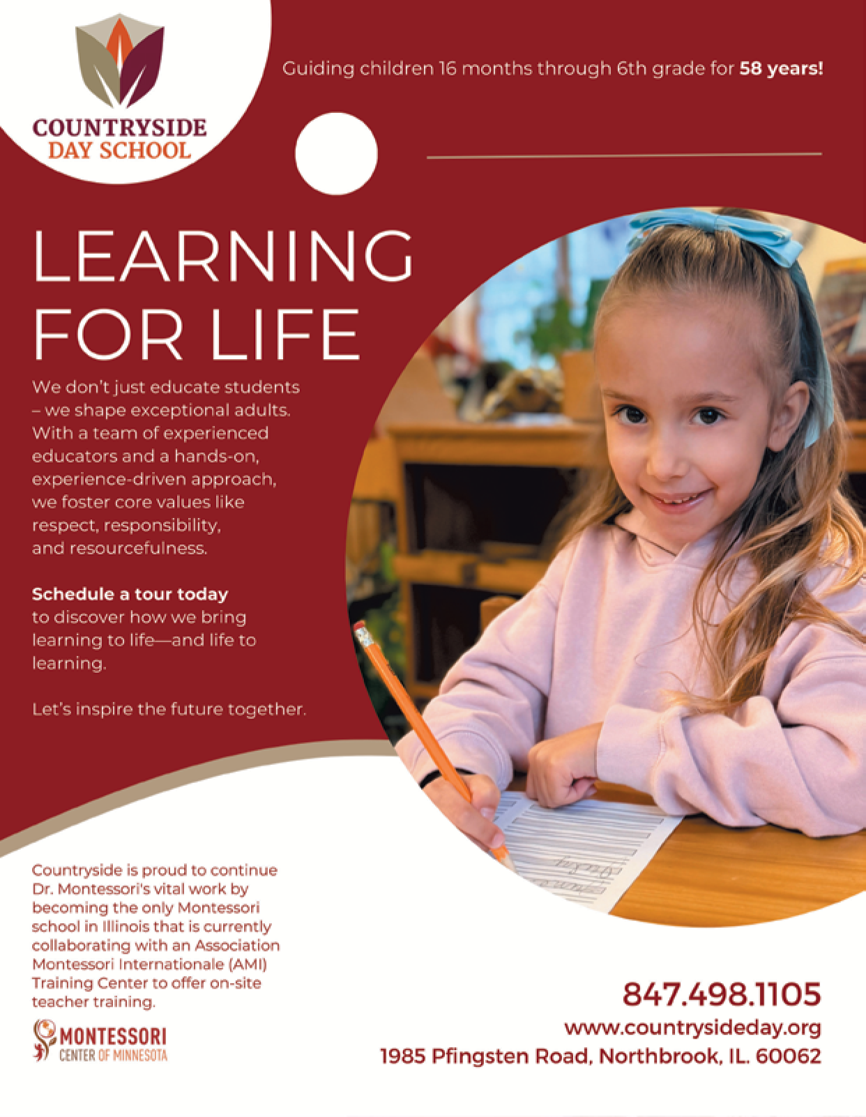 A girl is smiling and holding a pencil. Description generated by AI