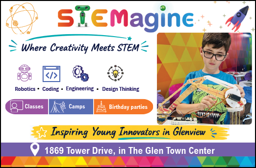 A colorful poster advertising a STEM program. Description generated by AI