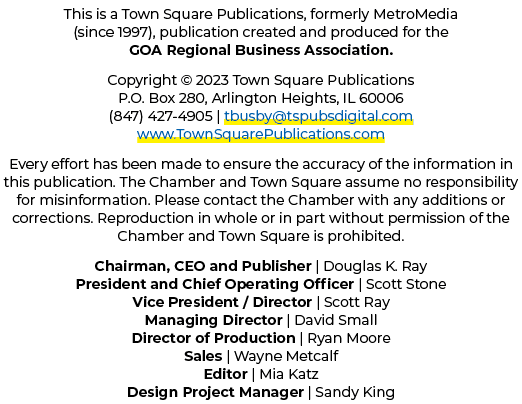 This is a Town Square Publications, formerly MetroMedia (since 1997), publication created and produced for the GOA Re...