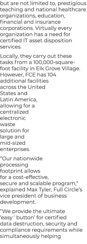 but are not limited to, prestigious teaching and national healthcare organizations, education, financial and insuranc...