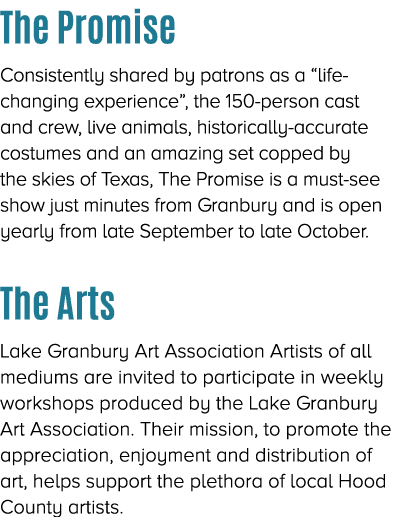 The Promise Consistently shared by patrons as a “life changing experience”, the 150 person cast and crew, live animal...