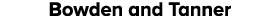 Bowden and Tanner