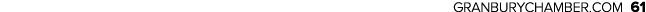 GRANBURYCHAMBER.COM 61
