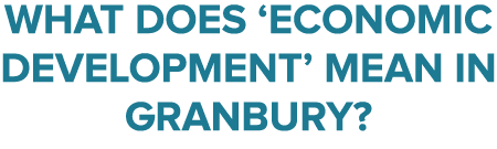 What Does ‘Economic Development’ Mean in Granbury?