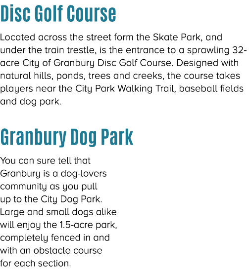 Disc Golf Course Located across the street form the Skate Park, and under the train trestle, is the entrance to a spr...