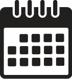 Calendar date, Date notes business, office event icon template black color editable. Calendar date symbol Flat vector illustration for graphic and web design.