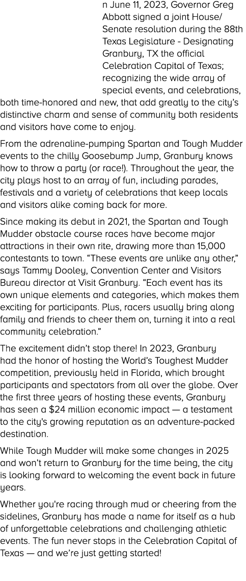 n June 11, 2023, Governor Greg Abbott signed a joint House/Senate resolution during the 88th Texas Legislature Design...