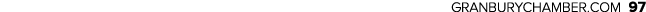 GRANBURYCHAMBER.COM 97