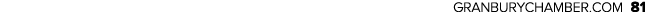 GRANBURYCHAMBER.COM 81