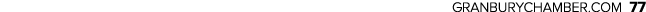 GRANBURYCHAMBER.COM 77