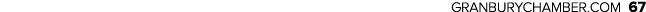 GRANBURYCHAMBER.COM 67