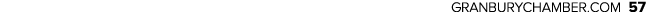 GRANBURYCHAMBER.COM 57