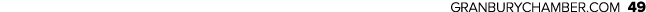 GRANBURYCHAMBER.COM 49