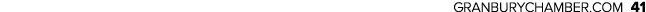 GRANBURYCHAMBER.COM 41