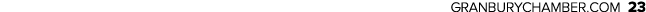 GRANBURYCHAMBER.COM 23