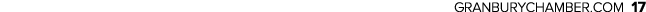 GRANBURYCHAMBER.COM 17