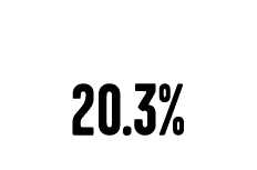 Households with children 17 and under 20.3%
