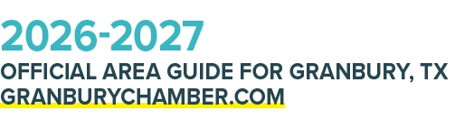 2026 2027 Official area guide for granbury, TX granburychamber.com 