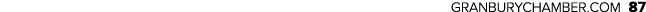 GRANBURYCHAMBER.COM 87