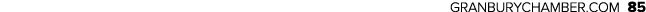GRANBURYCHAMBER.COM 85