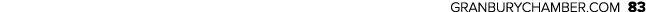 GRANBURYCHAMBER.COM 83