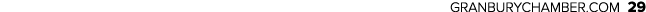 GRANBURYCHAMBER.COM 29