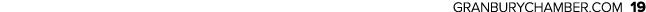 GRANBURYCHAMBER.COM 19