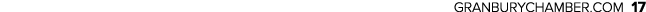 GRANBURYCHAMBER.COM 17