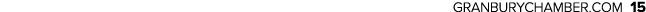 GRANBURYCHAMBER.COM 15