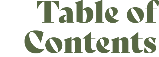 Table of Contents