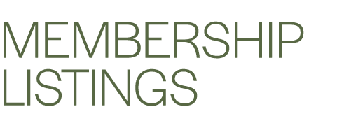 Membership Listings