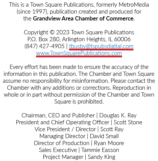 This is a Town Square Publications, formerly MetroMedia (since 1997), publication created and produced for the Grandv...