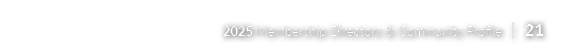 2025 Membership Directory & Community Profile | 21