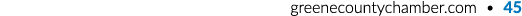 greenecountychamber.com • 45