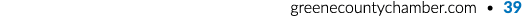 greenecountychamber.com • 39