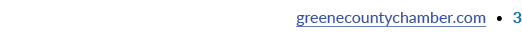 greenecountychamber.com • 3