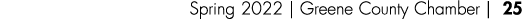 Spring 2022   Greene County Chamber   25