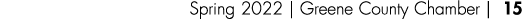 Spring 2022   Greene County Chamber   15