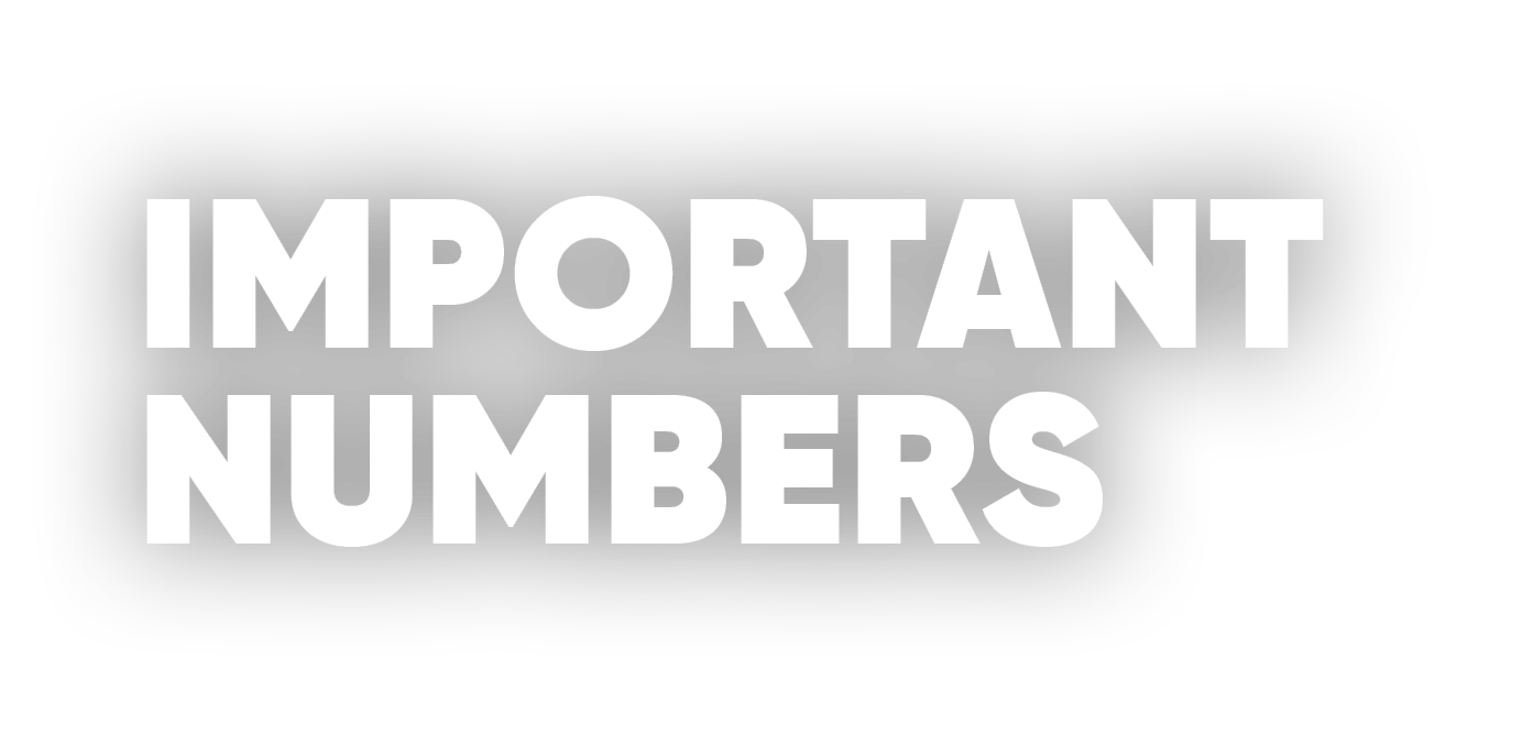 Important Numbers