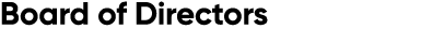 Board of Directors
