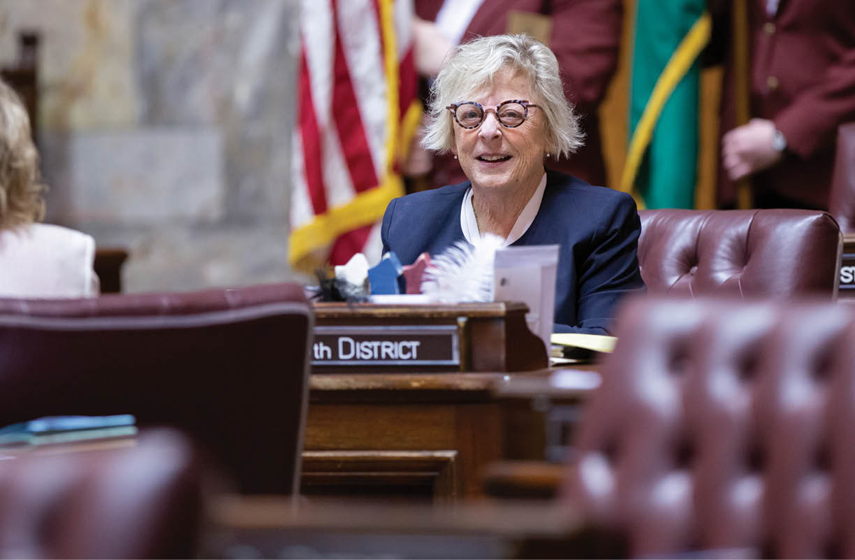 The Washington State Senate convenes for floor debate. April 26th, 2019.