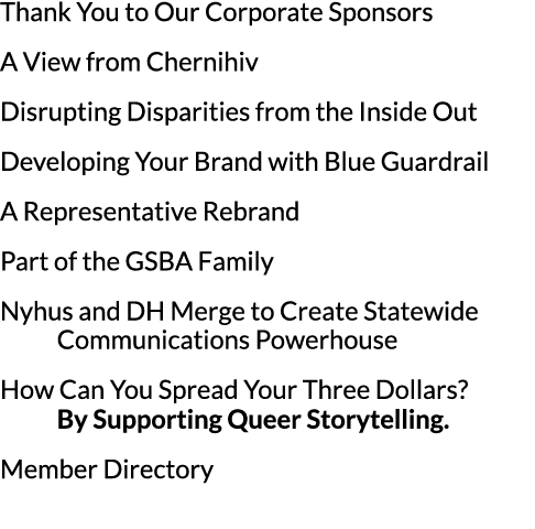 Thank You to Our Corporate Sponsors A View from Chernihiv Disrupting Disparities from the Inside Out Developing Your ...