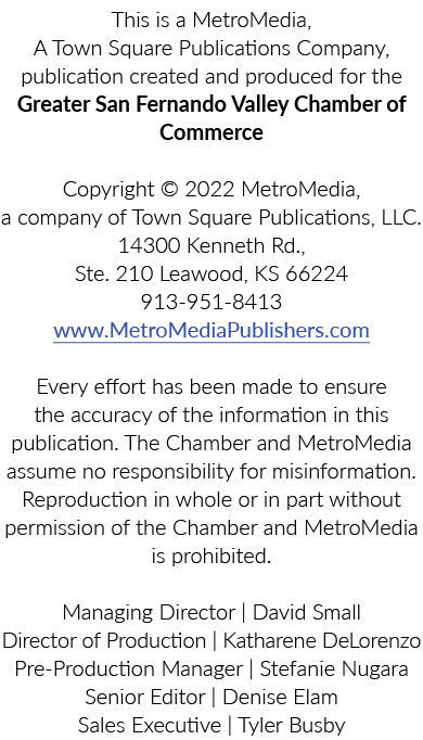 This is a MetroMedia, A Town Square Publications Company, publication created and produced for the Greater San Fernan...